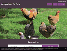 Tablet Screenshot of landgasthaus-zur-eiche.de